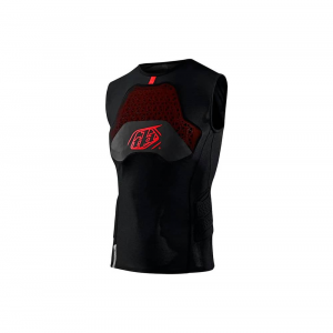 Troy Lee Designs | Stage Ghost D30 Vest Baselayer Men's | Size Large In Solid Black