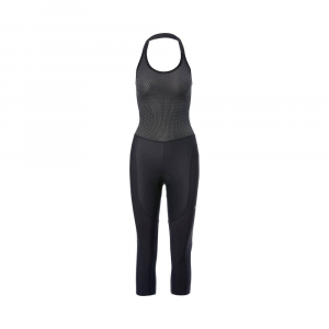 Giro | Women's Chrono Halter Bib Knicker | Size Large In Black | Nylon