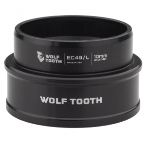 Wolf Tooth Components | Lower Headset Cup Extender | Black | Zs56/40, 10Mm