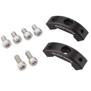 Wolf Tooth Components | B-Rad Double Bottle Adapter Black | Plastic