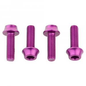 Wolf Tooth Components | Water Bottle Cage Bolts Black | Aluminum