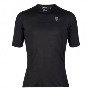 Fox Apparel | Flexair Ascent Ss Jersey Men's | Size Large In Black | Polyester