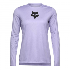 Fox Apparel | Women's Ranger Ls Fox Apparel | Head Jersey | Size Medium In Lilac | Polyester