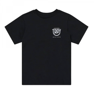 Troy Lee Designs | Women's Short Sleeve Jersey | Size Medium In Peace Out Black