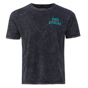 Yeti Cycles | Vintage Block T-Shirt Men's | Size Small In Mineral Black | 100% Cotton