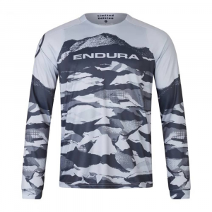 Endura | Mountain Camo Ltd Printed L/s Jersey Men's | Size Extra Large In Black