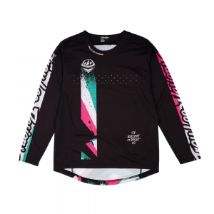 Troy Lee Designs | Youth Sprint Jersey Men's | Size Extra Small In Full Pull Chalk | Spandex