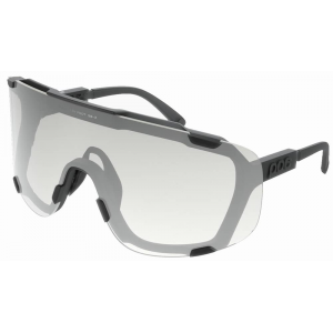 Poc | Devour Photochromic Sunglasses Men's In Translucent Black/clarity Photochromic/grey | Rubber