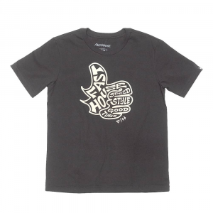 Fasthouse | Youth Satisfaction Ss T-Shirt Men's | Size Small In Black | 100% Cotton