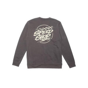 Fasthouse | Burner Crew Neck Pullover Men's | Size Small In Shadow | Polyester