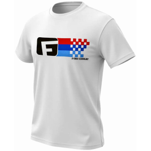 G-Form | Technology Racing T-Shirt Men's | Size Extra Large In White | 100% Cotton