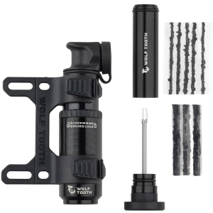 Wolf Tooth Components | Encase Pump 30Cc With Tubeless Tire Plug Tool 30Cc With Tubeless Tire Plug Tool | Nylon