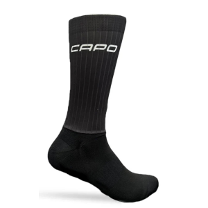 Capo Cycling Apparel | Capo Aero Sock Men's | Size Small/medium In Black