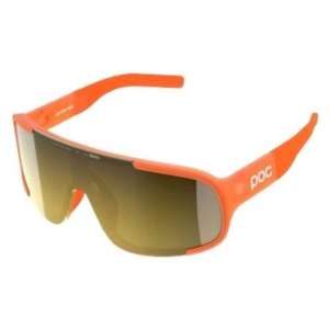 Poc | Aspire Mid Sunglasses Men's In Fluo. Orange Translucent/clarity Road/sunny Gold | Rubber