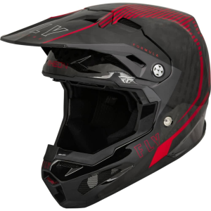 Fly Racing | Formula Carbon Helmet Youth | Size Large In Tracer Red