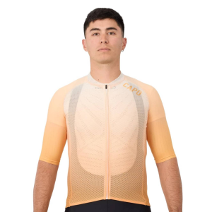 Capo Cycling Apparel | Capo Aria Jersey Men's | Size Medium In Orange Fade