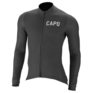 Capo Cycling Apparel | Capo Sc Long Sleeve Men's | Size Medium In Black