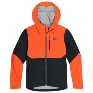 Outdoor Research | Men's Freewheel Stretch Rain Jacket | Size Small In Black | Polyester