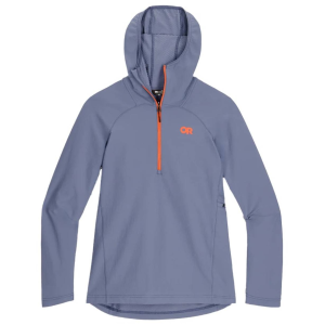 Outdoor Research | Women's Freewheel Half Zip Hoodie | Size Medium In Summit | Nylon