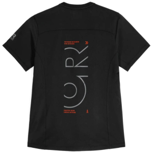 Outdoor Research | Women's Freewheel Short Sleeve Jersey | Size Extra Small In Black Mtb Division | Polyester