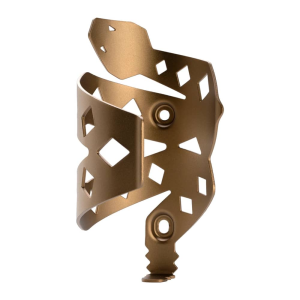 Portland Design Works | Rattlesnek Kej Water Bottle Cage | Desert Gold | Right Opening | Aluminum