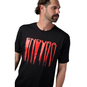 Endura | Dripping Shadow Shirtail T-Shirt Men's | Size Large In Black | 100% Cotton