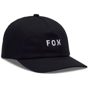 Fox Apparel | Wordmark Adjustable Hat In White | 100% Cotton