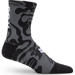 Fox Apparel | 6" Ranger Socks Frequency Men's | Size Small/medium In Black