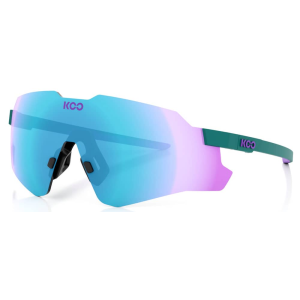 Koo Eyewear | Koo Nebula Sunglasses Men's In Teal Matt/dark Turquoise Mirror