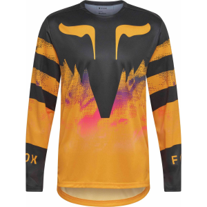 Fox Apparel Fox Apparel | Ranger Long Sleeve Jersey Kairos Men's | Size Small In Tangerine | Polyester
