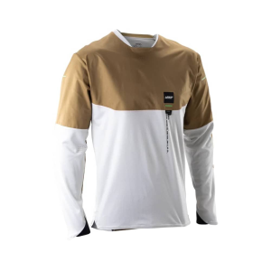 Leatt | Jersey Mtb Trail 6.0 Cargo Long Sleeve Men's | Size Small In Brass Brown