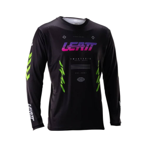 Leatt | Jersey Mtb Gravity 4.0 Long Sleeve Men's | Size Small In Race Black