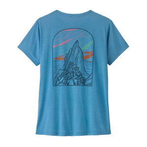 Patagonia Patagonia | Women's Cap Cool Daily Shirt - Cloud Crag | Size Small In Shore Blue / Light Shore Blue X-Dye - $40.99 at Jenson USA