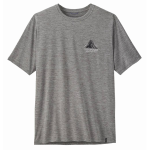 Patagonia Patagonia | Men's Cap Cool Daily Shirt - Chouinard Crest | Size Medium In Feather Grey - $40.99 at Jenson USA