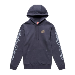 Troy Lee Designs | Branded Pullover Hoodie Men's | Size Large In Carbon | Polyester