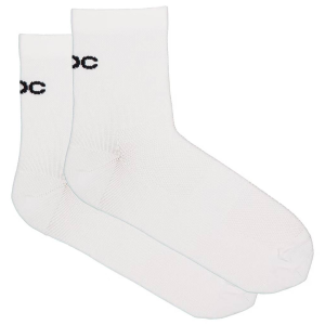 Poc | Cadence Road Short Sock Men's | Size Extra Large In White