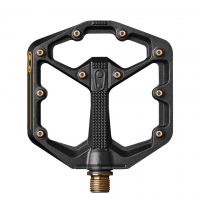 Crankbrothers | Stamp 11 Flat Pedals Black / Gold, Small | Aluminum