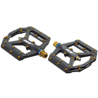 Ht Components | Me03T Magnesium Flat Pedals Black Magnesium