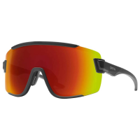 Smith | Wildcat Cycling Sunglasses Men's In Matte Black/sun Red Mirror