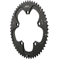 Sram | Red 22 Outer Chainrings | Black | Black | 110Bcd, 52 Tooth, 11 Sp