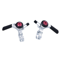 Microshift | Flat Bar Shifters Flat Bar Shifters 2/3 X 10Spd Shim Road