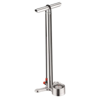 Lezyne | Cnc Floor Drive Silver/hi Gloss