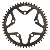 Wolf Tooth Components | 110 Bcd Cyclocross & Road Drop Stop B Chainrings | Black | 42T | Aluminum