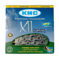 Kmc | X11Ept Eco Proteq 11 Speed Chain | Gray | 11 Speed, 116 Links