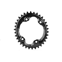 Absoluteblack | Xt Asym Oval Chainring | Black | 32 Tooth, 4 X 96Mm