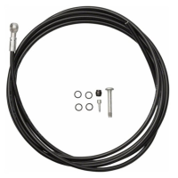 Magura | Black | Brake Hose 2500Mm Mt2/marta/louise 0-Degree Pressed Fitting