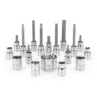 Park Tool | Sbs-1.2 Socket & Bit Set Silver/black, 3/8", Socket, Hex & To