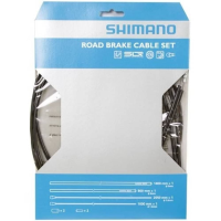 Shimano | Road Ptfe Brake Cable & Housing | Black | Sil-Tec Coated Cable, Slr Housing