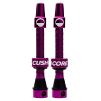 Cushcore | Valve Set | Purple | 55Mm Presta Pair | Rubber