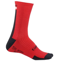 Giro | Hrc+ Merino Wool Socks Men's | Size Medium In Red/black/grey